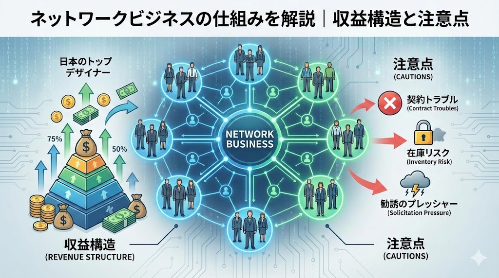 ネットワークビジネスの仕組みを解説｜収益構造と注意点